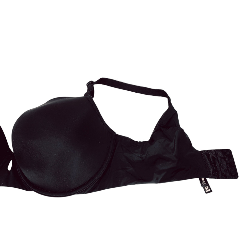 Torrid 38DD Perfect Tshirt Bra‎ Black Womens Back Hook Closure Underwire - Picture 6 of 11